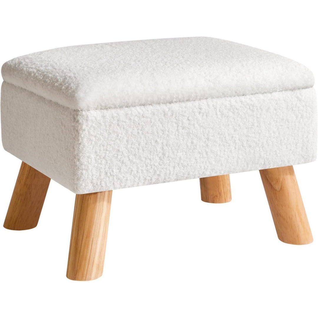 sgabelli bianco velluto per letto resistente