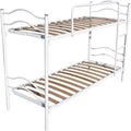 basi a doghe bianco per letto