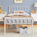 strutture letto bianco per singolo