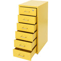 armadi archivio giallo resistente con ruote