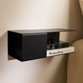 comodini nero alluminio per letto