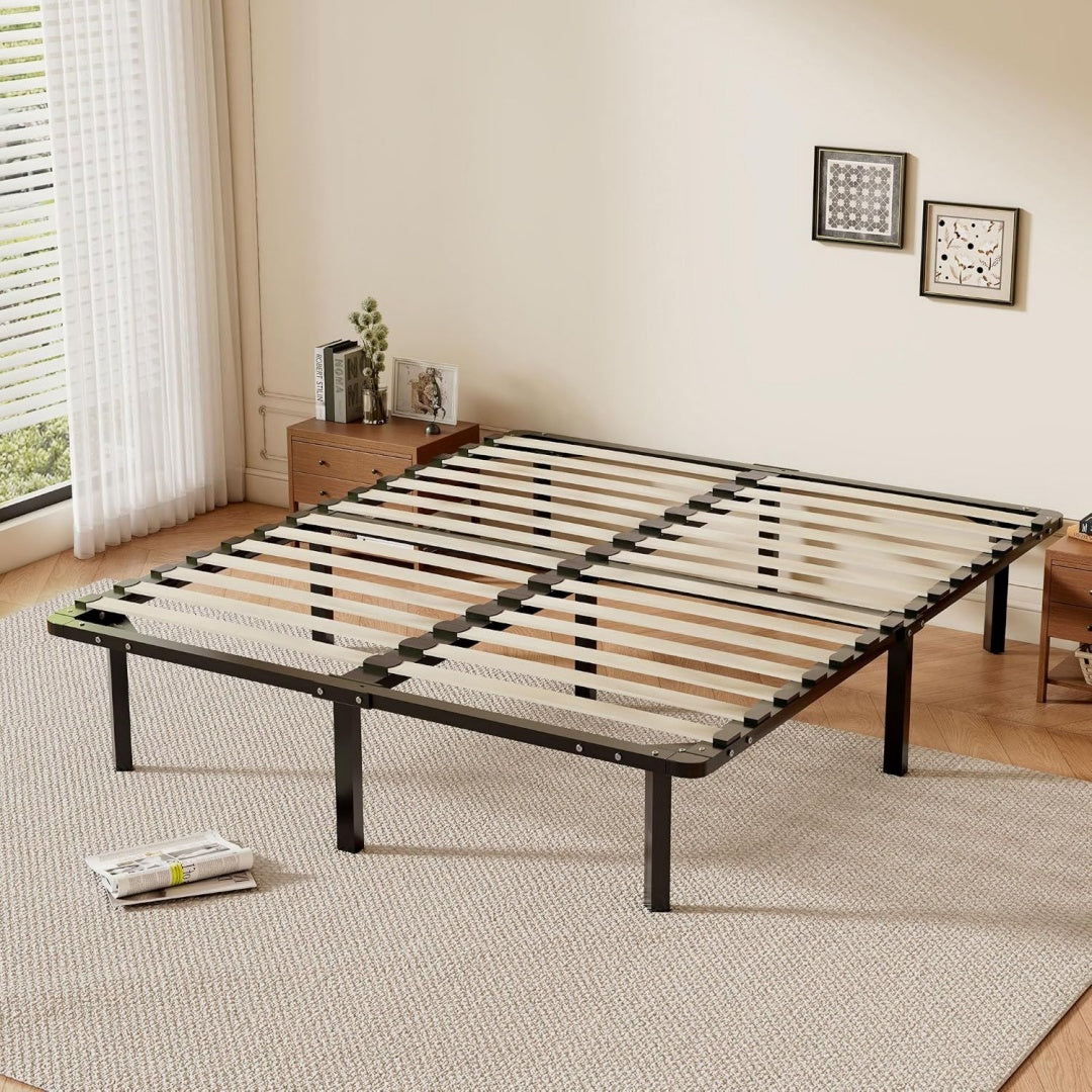 basi a doghe legno per letto